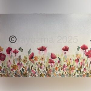 ORIGINAL, SIGNED Floral Watercolor Painting ~ JUST IN TIME FOR SPRING!